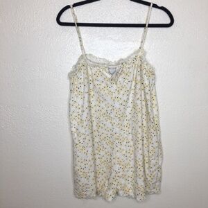 Urban Outfitters Floral Print Cotton Romper M